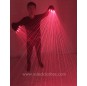 2 in 1 Multi-line Red DJ laser light gloves for show
